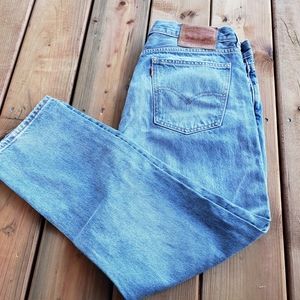 Vintage orange tab 505 levi jeans